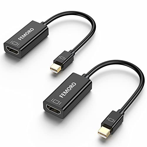 FEMORO Mini DisplayPort to HDMI Adapter - Connect Easily to Bigger Screens