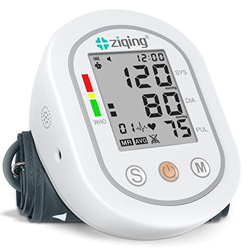 Talking Blood Pressure Monitor with Memory and Adjustable Cuff