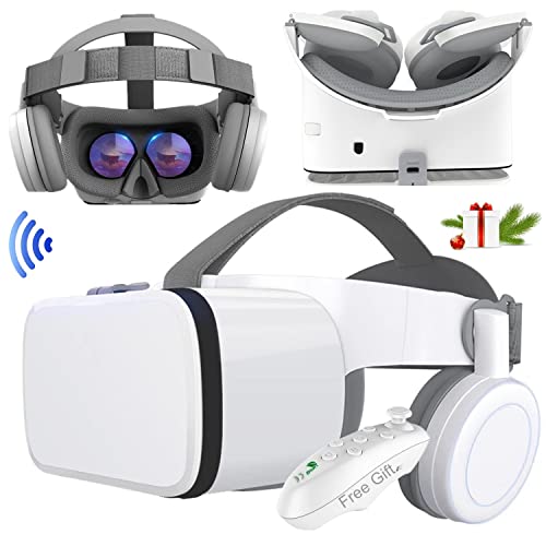 Virtual Reality Headset with Controller & Headphones