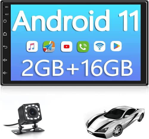 Android 11 Car Stereo Double Din 7 Inch Touch Screen