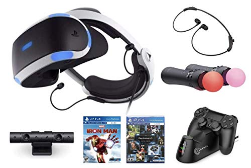 Playstation VR Iron Man Bundle: VR Headset, Camera, Motion Controllers