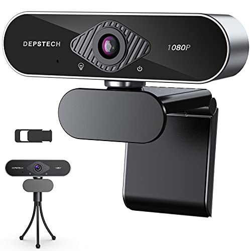 DEPSTECH Webcam with Microphone