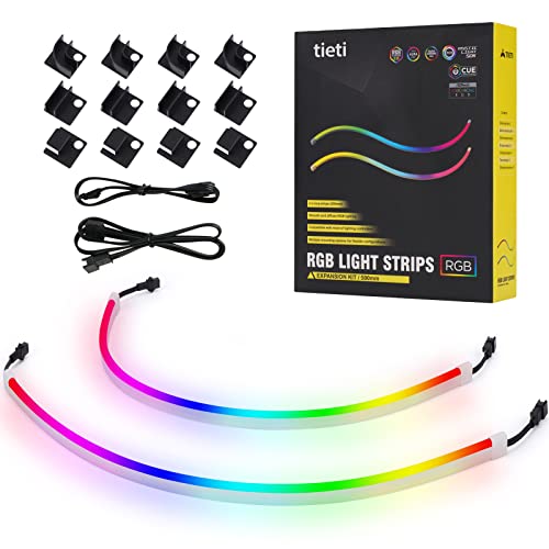 tieti Neon LED Strip Kit for PC with RGB Headers