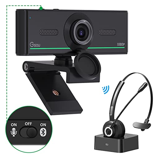 Bluetooth Webcam with Privacy Cover