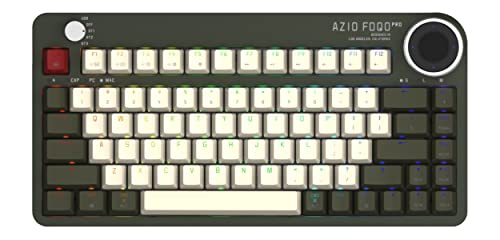Azio FOQO Pro Wireless Keyboard (Olive Green Light)