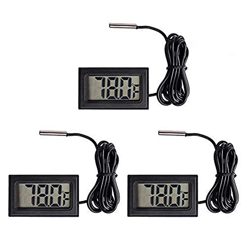 ACEIRMC Black Digital LCD Thermometer
