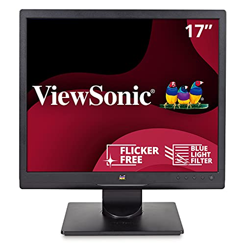 ViewSonic 17 Inch LED Monitor with 100% sRGB Color Correction