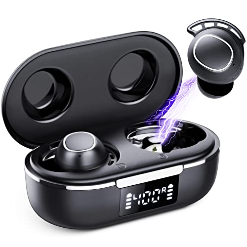 FAMOO Wireless Earbuds with Bluetooth 5.3 and LED Display