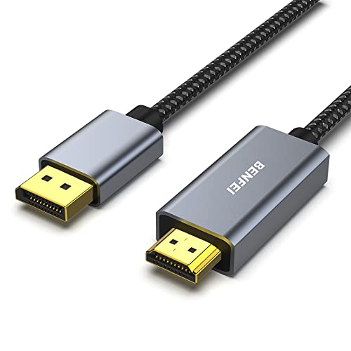 BENFEI DisplayPort to HDMI Cable - 4K Support, 6 Feet