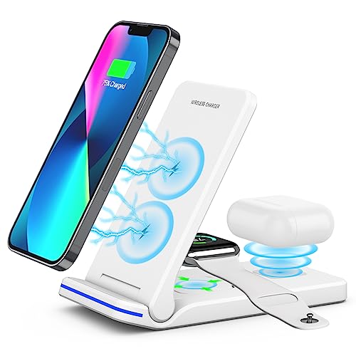 Travel Wireless Charger Stand for iPhone, Apple Watch, Airpods