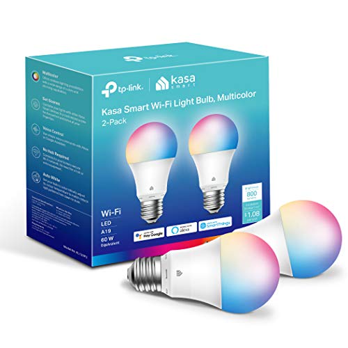 Kasa Smart Color Changing WiFi Bulbs