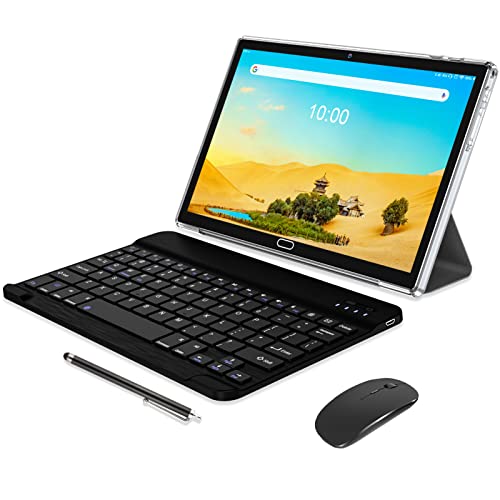 10 Inch Android Tablet with Keyboard and 4G Connectivity
