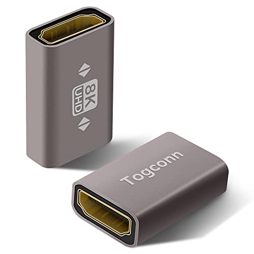 Togconn 8K HDMI Coupler 2 Pack