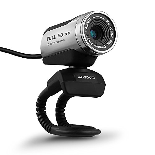 AUSDOM HD Webcam 1080P with Microphone
