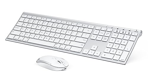 Ultra Slim Bluetooth Keyboard Mouse Combo for Mac