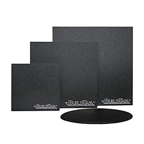 BuildTak 3D Printing Build Surface, 10" x 10" Square, Black (Pack of 3)