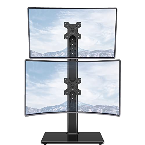 MOUNTUP Vertical Dual Monitor Stand - Elevate Your Monitor Setup