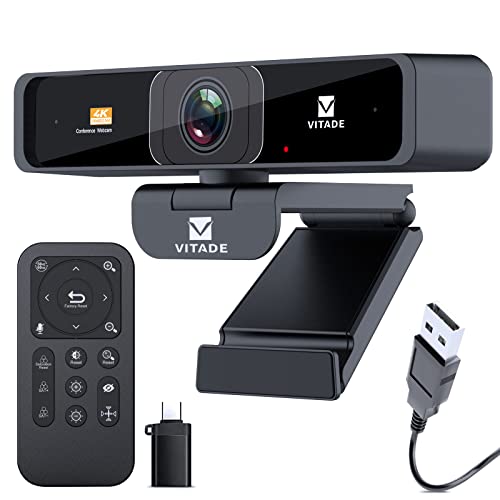 VITADE 4K Zoomable Webcam