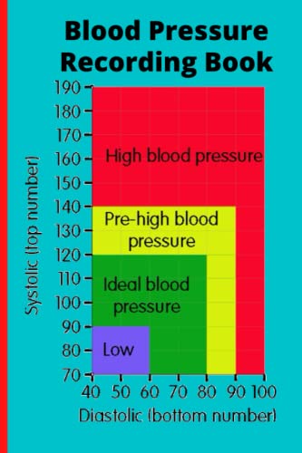 Blood Pressure Monitor Recording Book