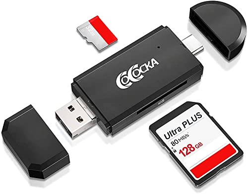 3-in-1 USB-C USB-A Micro USB Card Reader