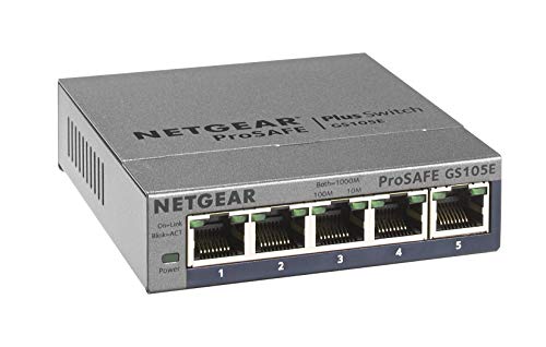 NETGEAR 5-Port Gigabit Ethernet Plus Switch - Reliable and Budget-Friendly Upgrade