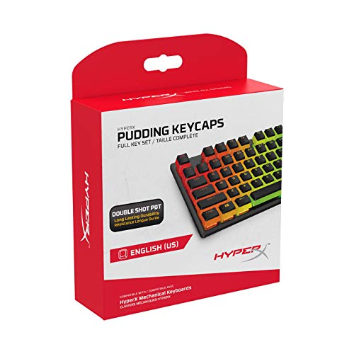HyperX Pudding Keycaps - Double Shot PBT Keycap Set