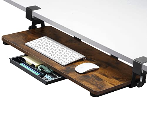 ETHU Keyboard Tray, Large Size, Easy to Install