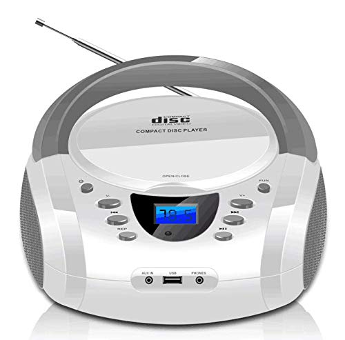 LONPOO CD Player Portable Boombox