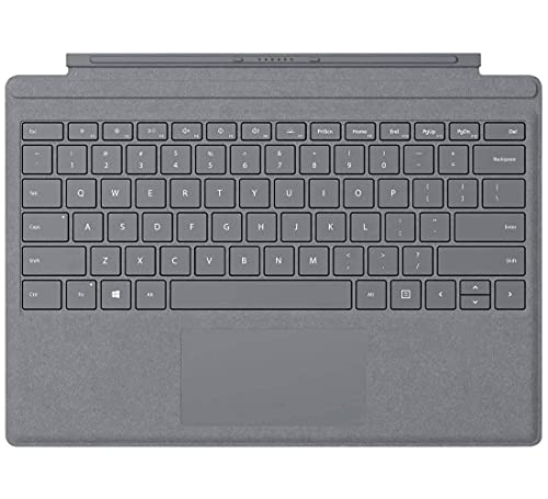 Microsoft Surface Pro Signature Type Cover - Alcantara Material, Light Charcoal