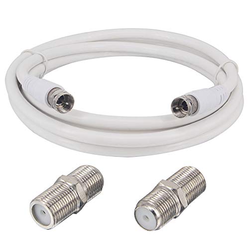 BOOBRIE 6.56Ft RG6 TV Coaxial Cable Connectors Set