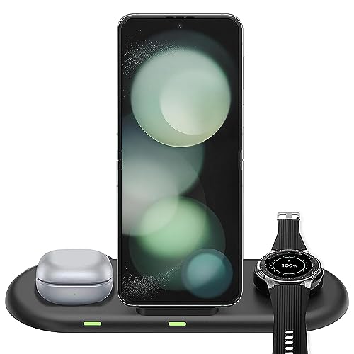 3 in 1 Wireless Charging Station for Samsung Galaxy Devices