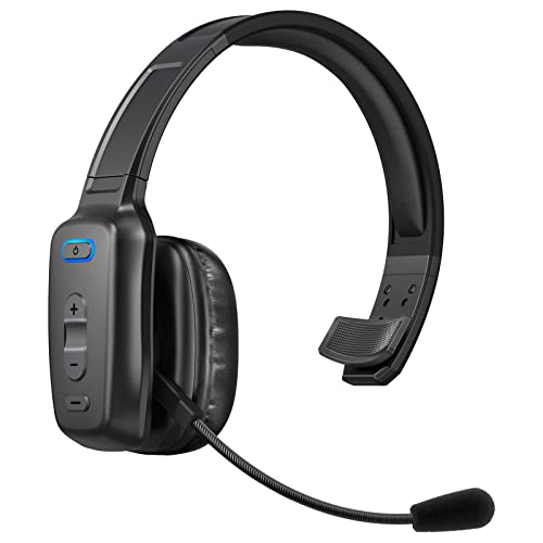LEAYU Trucker Bluetooth Headset with Noise Cancelling Microphone