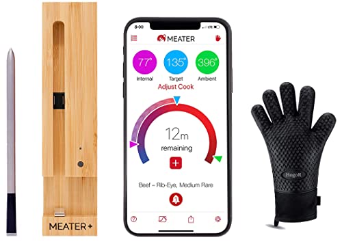 MEATER+ Smart Wireless Meat Thermometer with Bluetooth and WiFi