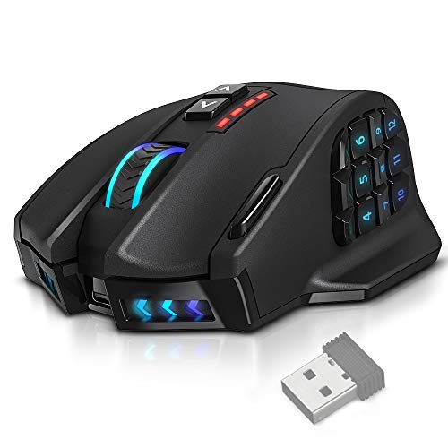 UtechSmart Venus Pro Wireless MMO Gaming Mouse