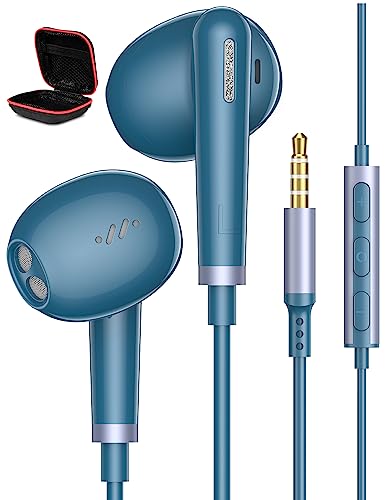 Wired 3.5mm Headphones for Galaxy A23 A03s