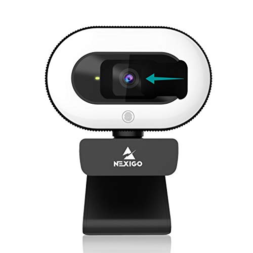 NexiGo StreamCam N930E: Versatile Webcam with Ring Light and Privacy Cover