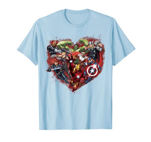 Avengers Valentine Graphic T-Shirt