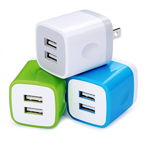 Fast Charging USB Wall Adapter with Dual Port Design