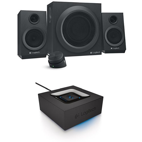 Logitech Z333 Speakers with Bluetooth Audio Adapter