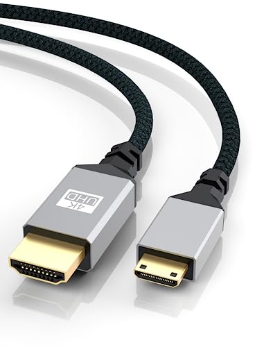 CLAVOOP Mini HDMI to HDMI Cable 6FT