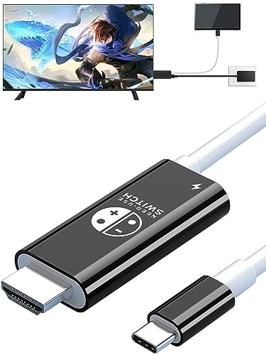 USB C to HDMI Adapter Cable Compatible with Nintendo Switch