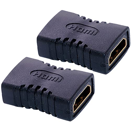 2pcs HDMI Female to Female Coupler Extender Adapter