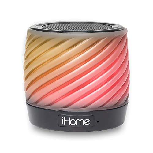 iHome Bluetooth Portable Speaker with Color Changing Lights