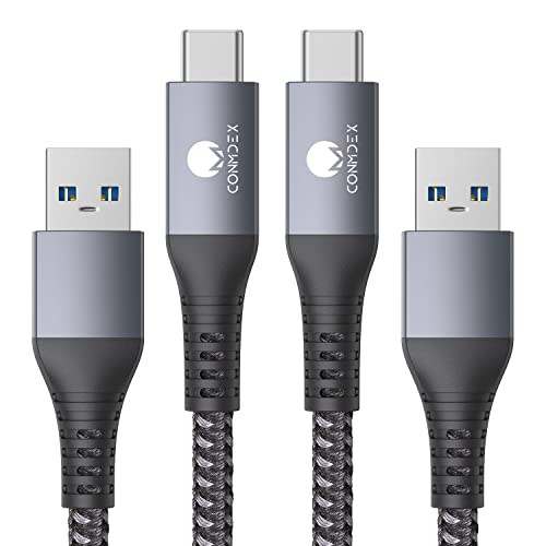 CONMDEX USB C Auto Cable [2-Pack, 3ft]
