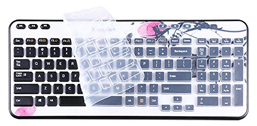 Silicone Clear Keyboard Cover for Logitech MK360 K360 MK365 K365