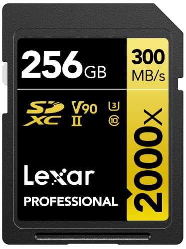 Lexar Professional 2000x 256GB SDXC UHS-II Memory Card