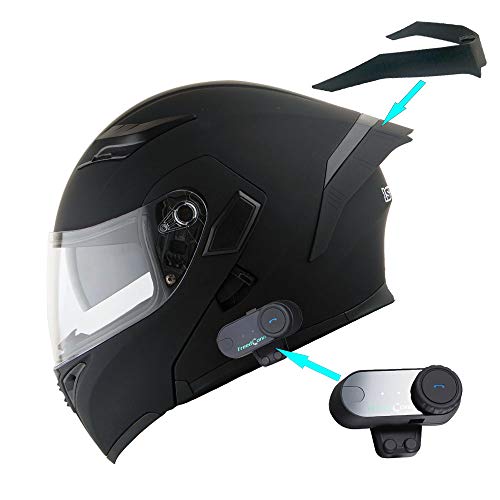1Storm Motorcycle Modular Full Face Helmet with Bluetooth Headset