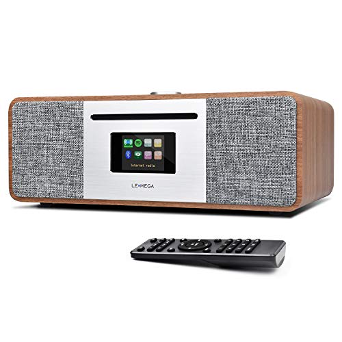 LEMEGA MSY5 Walnut CD Player with Digital Radio and Spotify Connect