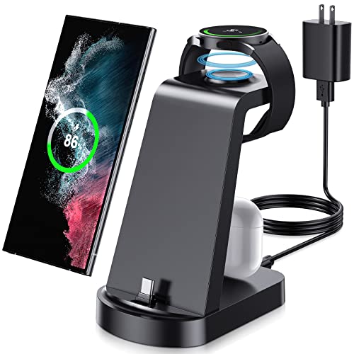 3-in-1 Fast Charger Station for Samsung Devices