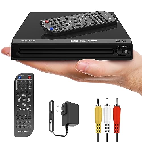 Compact HDMI DVD Player with Remote